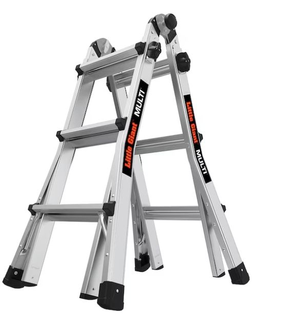 Little Giant Ladders Multi M14, 14-ft Reach Type 1A - 300 lbs. Load Capacity Telescoping Multi-Position Ladder