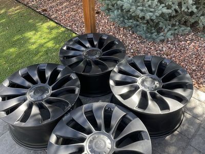 Genuine 21" Uberturbine wheels & rims — full set of 4 — fits 2023 Tesla Model Y