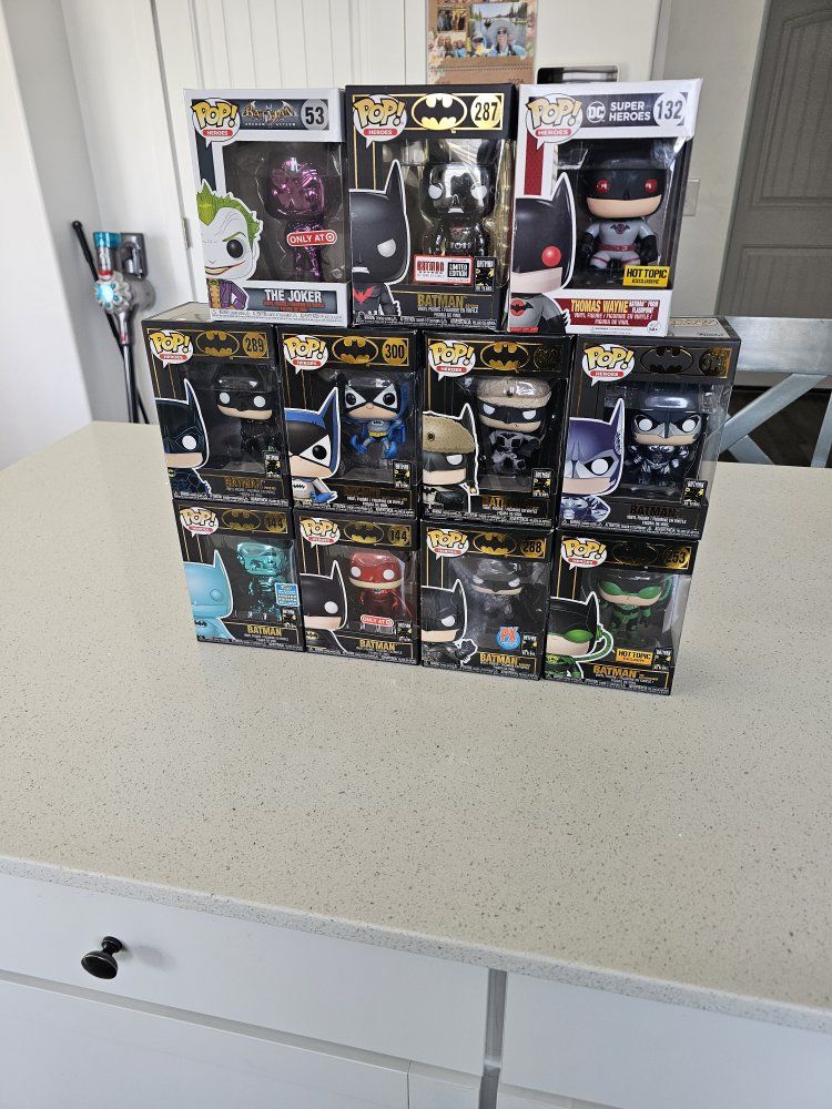 Batman funko pops