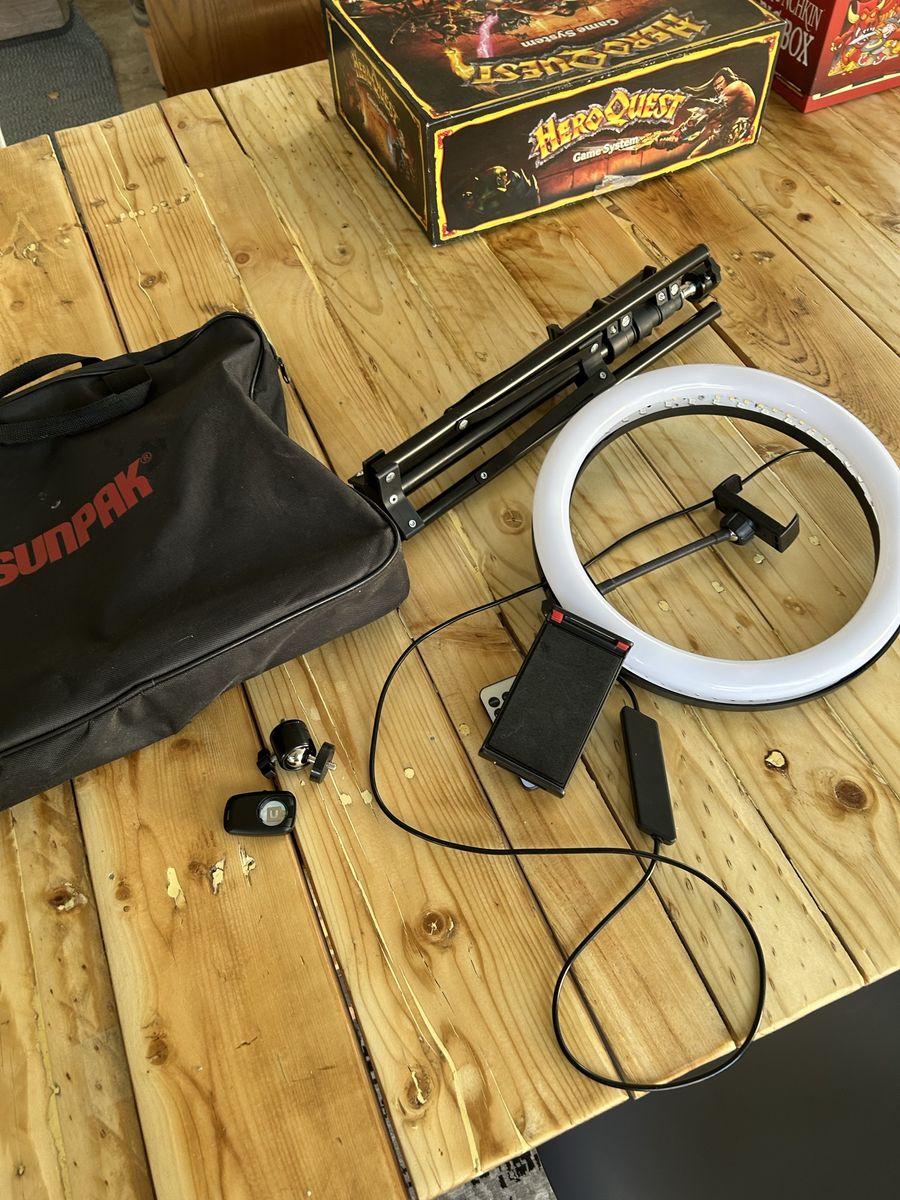 Sunpak LED Ring Light Kit with Stand and Carrying Case