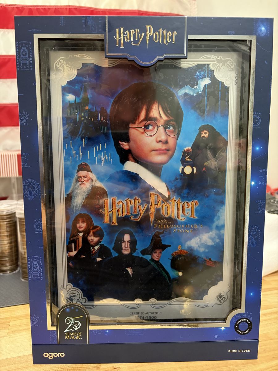 Agoro Harry Potter 1oz pure .999 silver foil