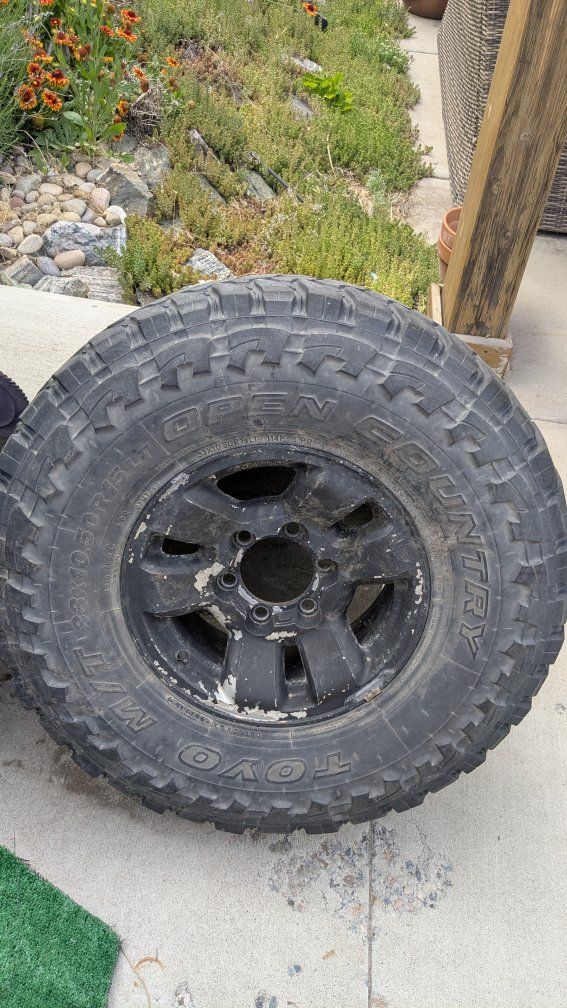 Full Size Spare Toyota tire & wheel