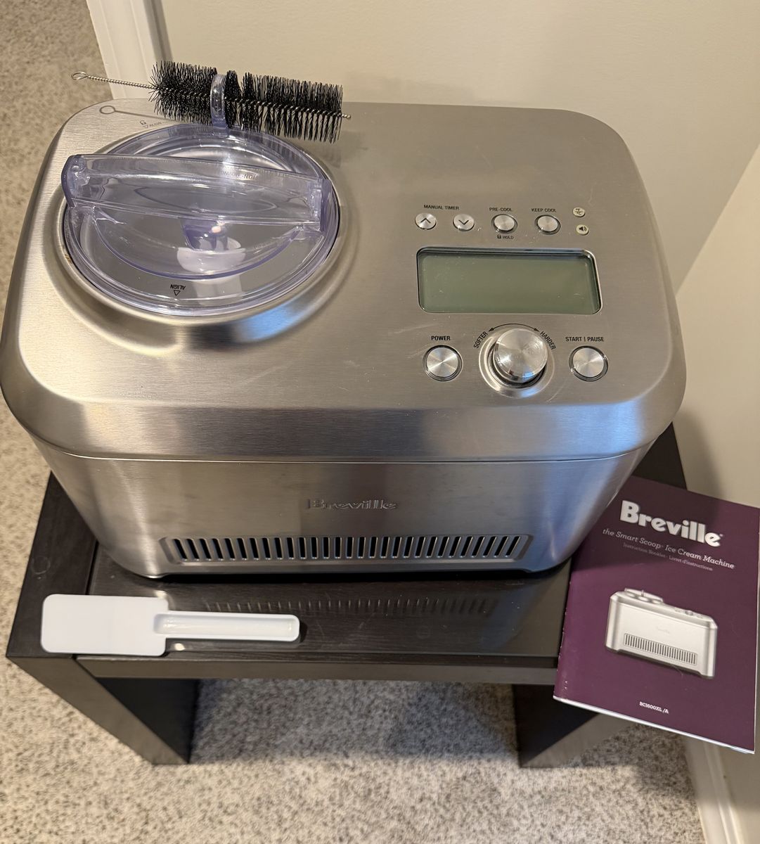 Breville The Smart Scoop Ice Cream Maker BCI600XL Stainless Steel