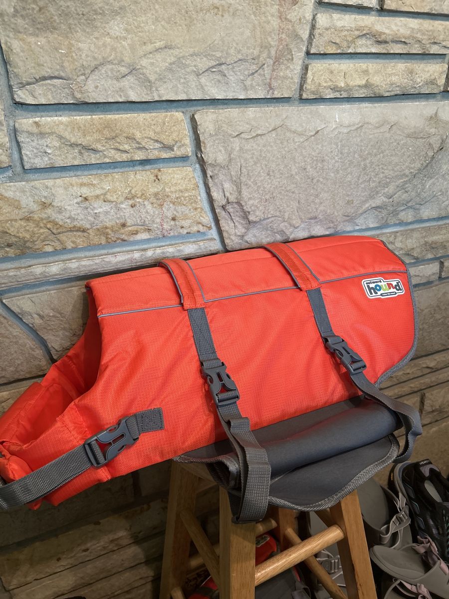 Outward Hound Granby Splash Dog Life Jkt/X-L/Red