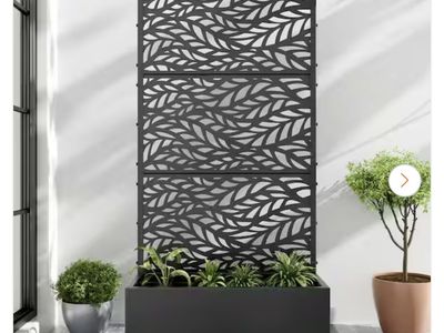 Outdoor Raised Garden Screen Privacy Bed