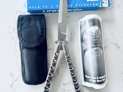Benchmade Model 42 Bali-Song Titanium – Early T-Latch Production – New in Box