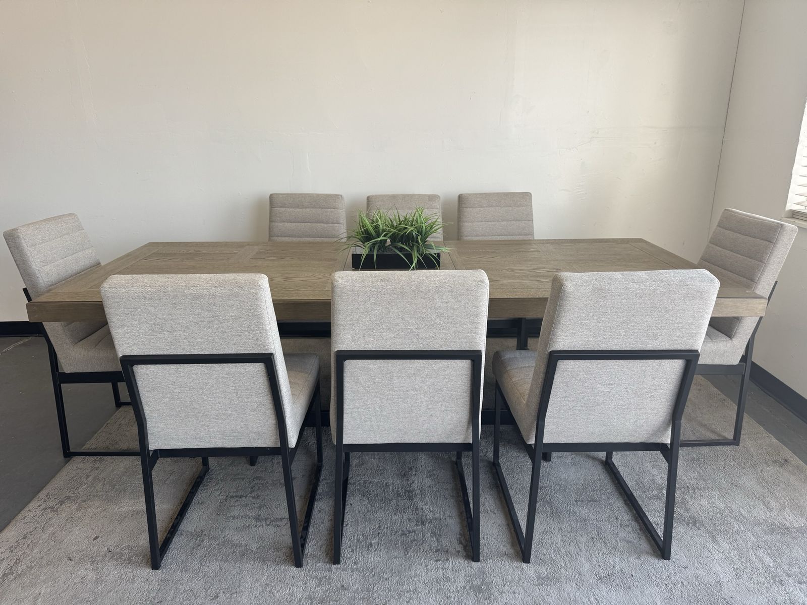 LIKE NEW COSTCO 9-PIECE DINING TABLE SET