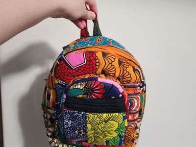 Small Handmade Backpack from Mozambique