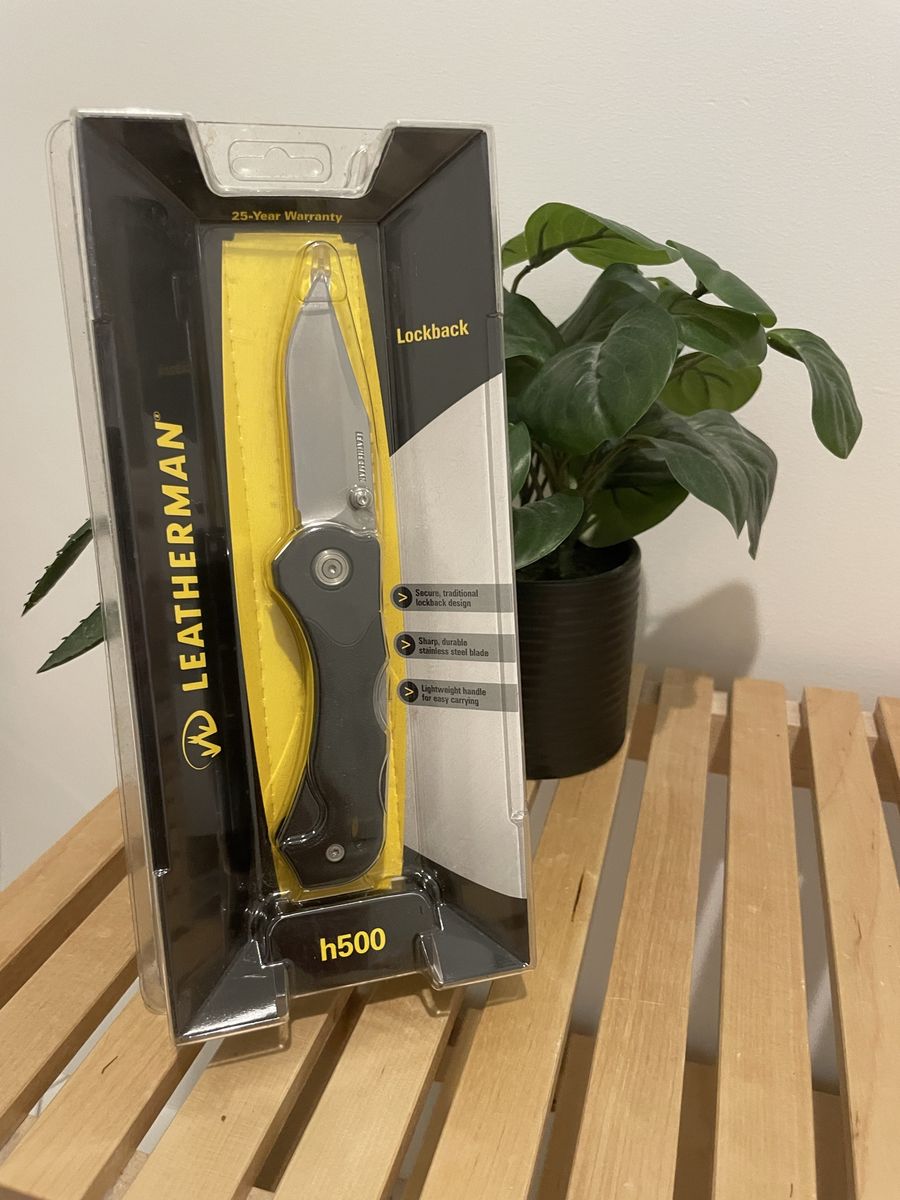 NEW Rare Leatherman H500 Lockback Folding Knife – Factory Sealed – Discontinued