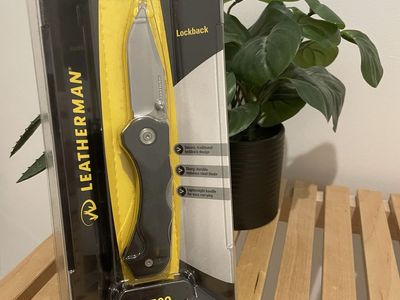 NEW Rare Leatherman H500 Lockback Folding Knife – Factory Sealed – Discontinued