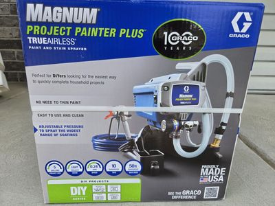 Graco Magnum Airless 2800 PSI Project Painter Plus Stand Paint Sprayer