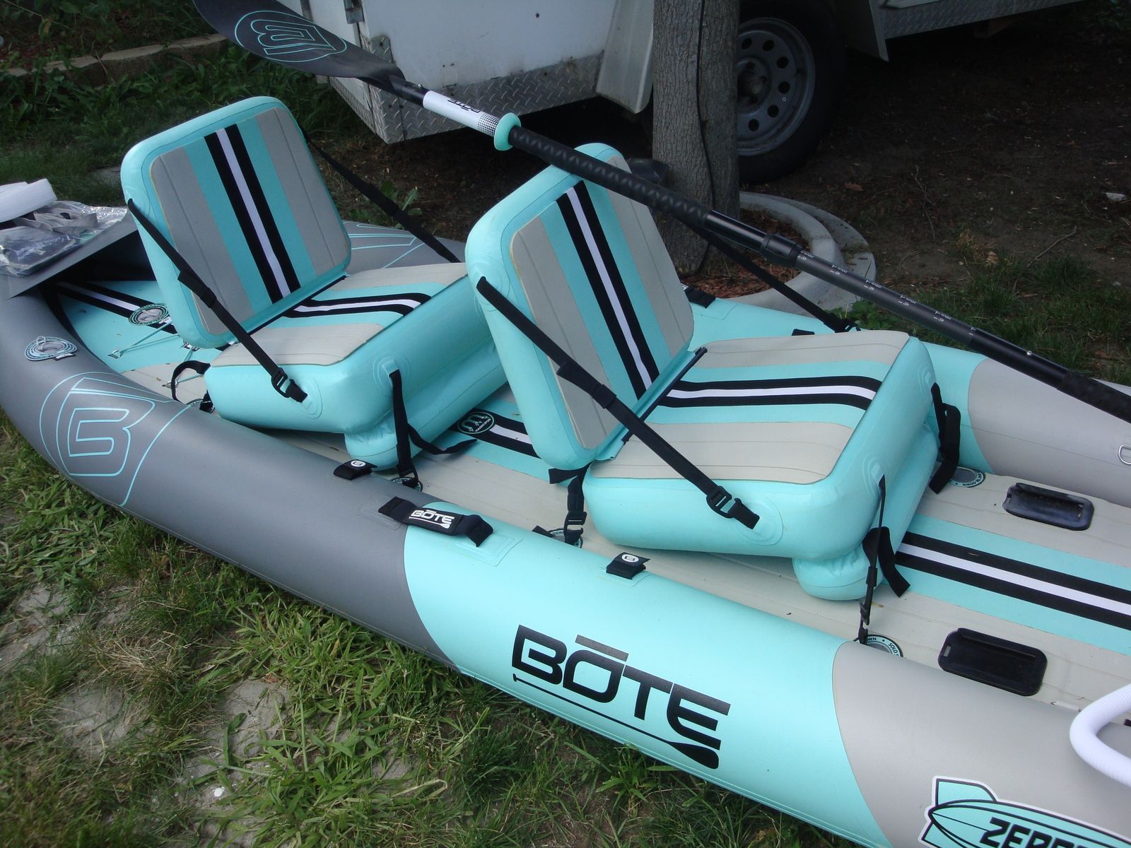BOTE Zeppelin Aero 12'6 Tandem Inflatable Kayak - Excellent Condition