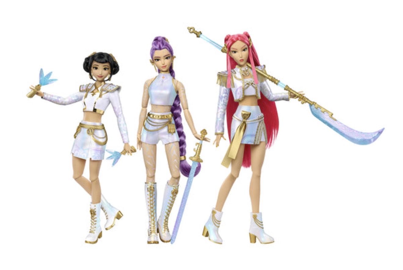 BRAND NEW Mattel HUNTR/X Dolls - 3 Pack - K-POP Demon Hunters