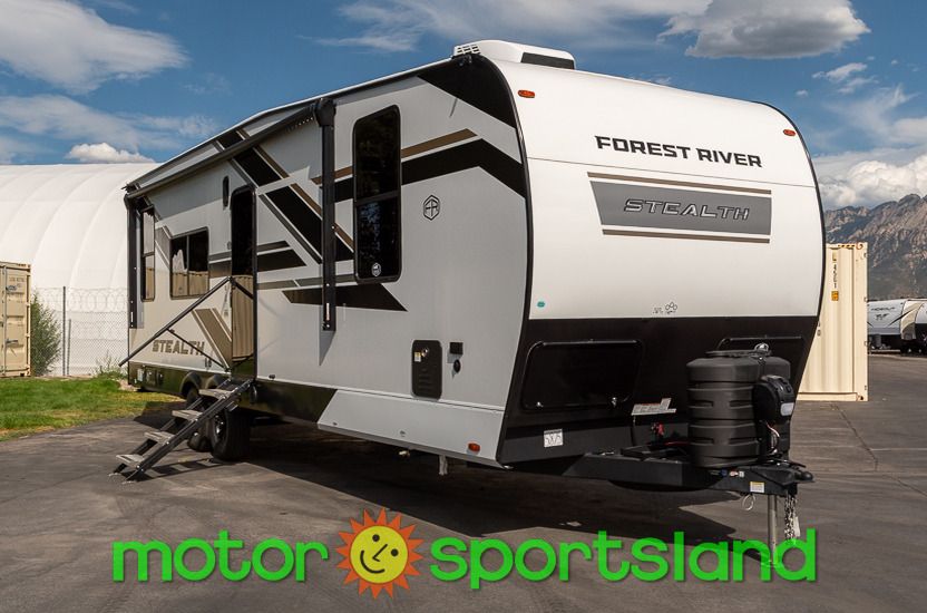 2027 Forest River Stealth 2730 Toy Hauler Garage Outdoor Kitchen