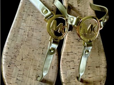 Women’s cork sandals 10 Micheal Kors