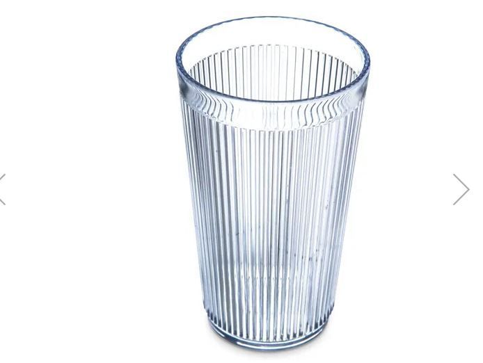 Crystolon Stack-All Tumblers 20oz Plastic Clear Case of 96