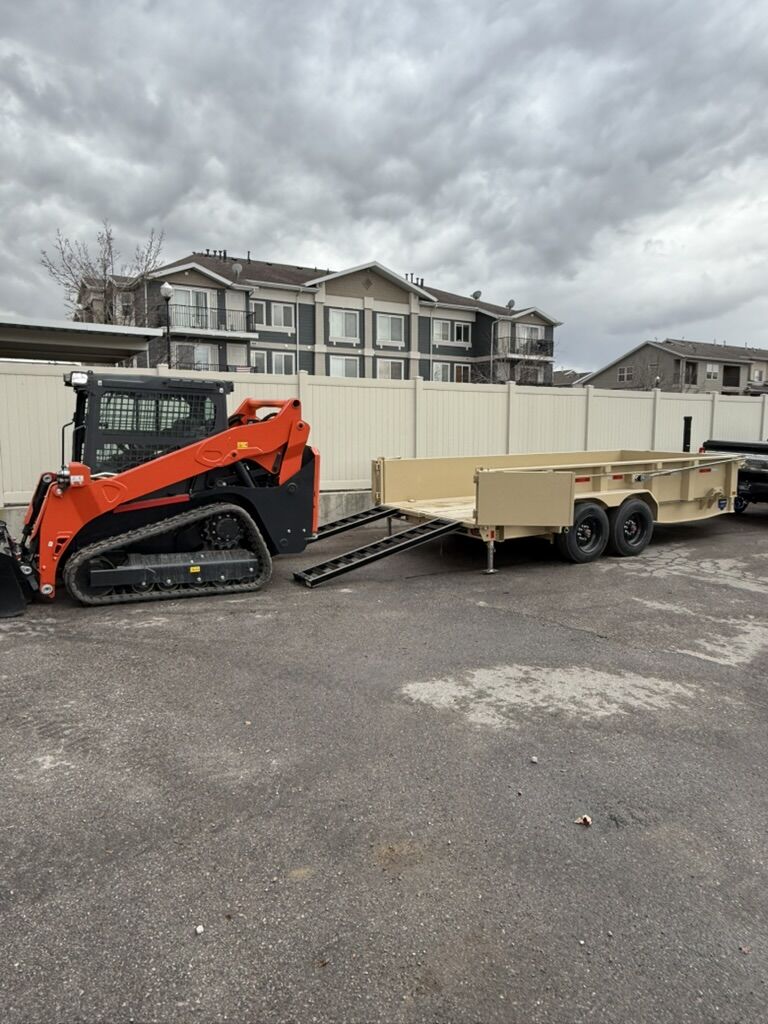 Track Skid Steer + 7x14 Dump Trailer – Jobsite Ready Combo Rental - Half day option