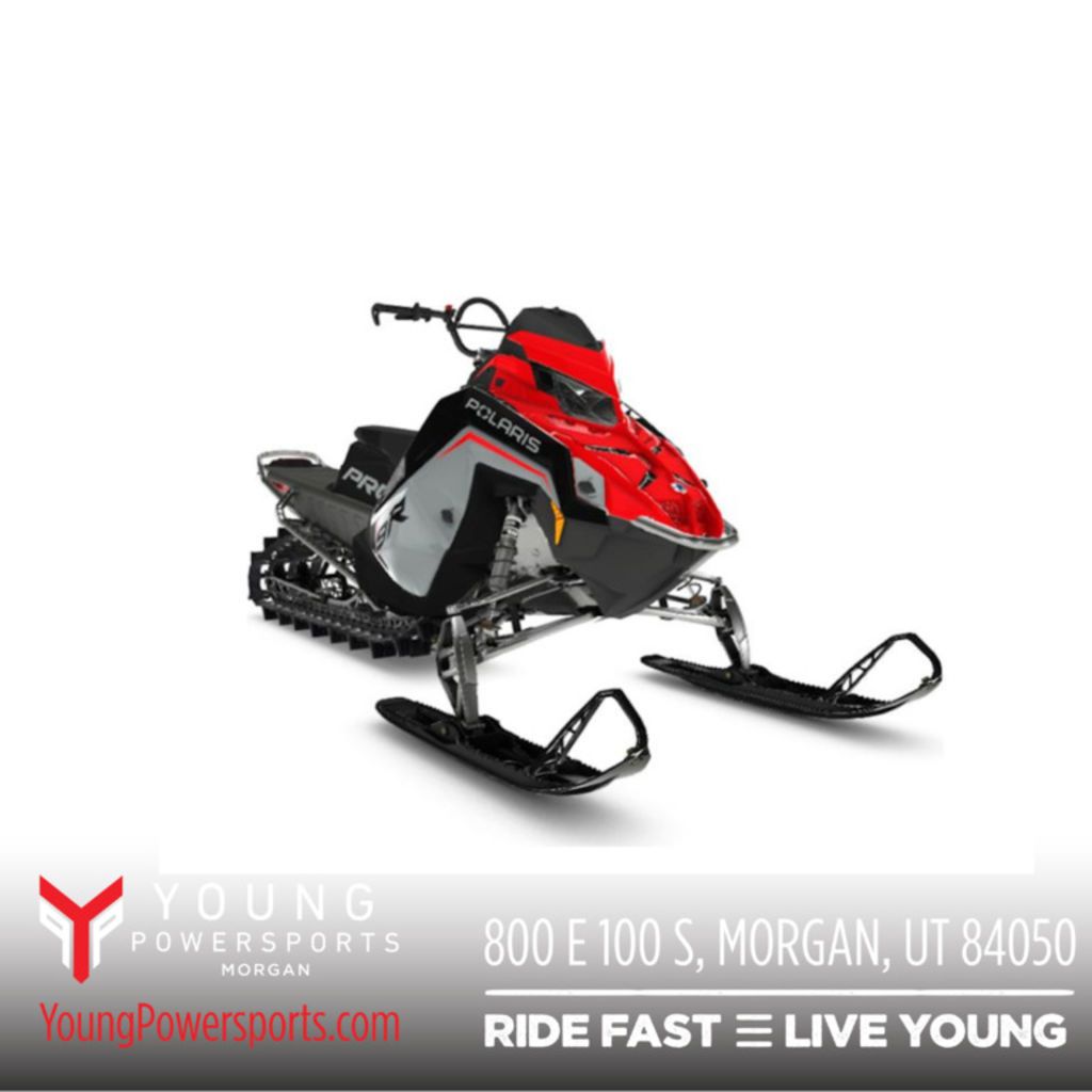 2025 Polaris® 9R PRO RMK 155 Storm Gray / Indy Red