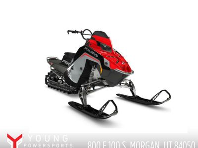 2025 Polaris® 9R PRO RMK 155 Storm Gray / Indy Red