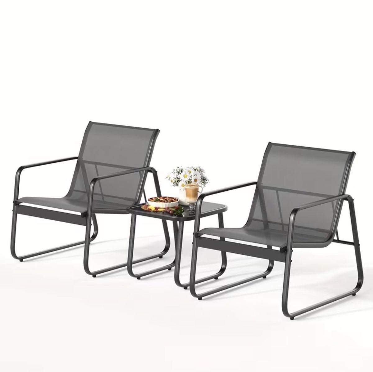 3-Piece Patio Conversation Set - Brand New
