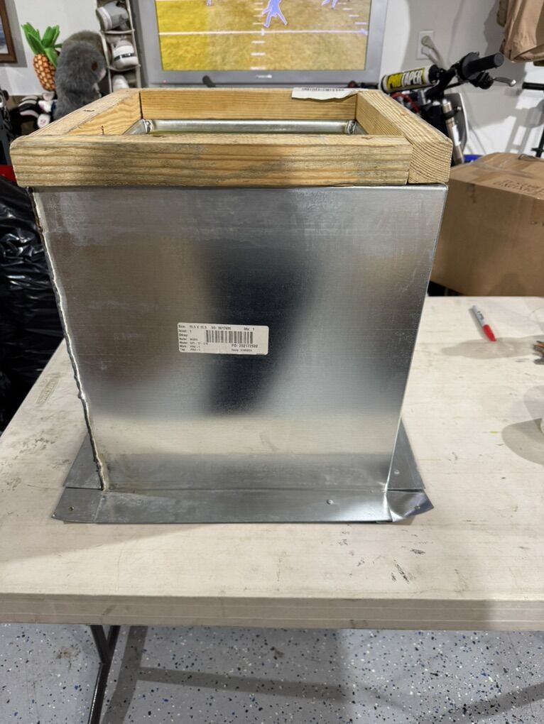 17in Roof Curb With Square Base