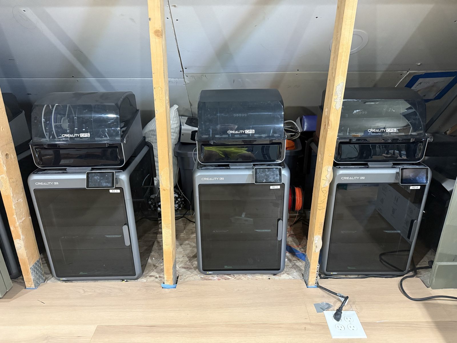4 AVAILABLE Creality K2 COMBO 3D Printers with Creality Filament System (CFS) Combo