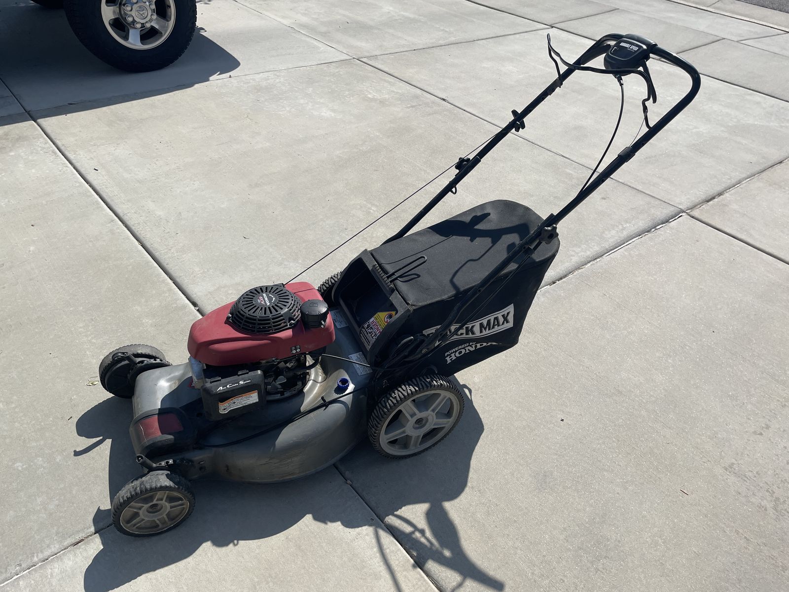 Black Max Honda GCV 160 Lawnmower