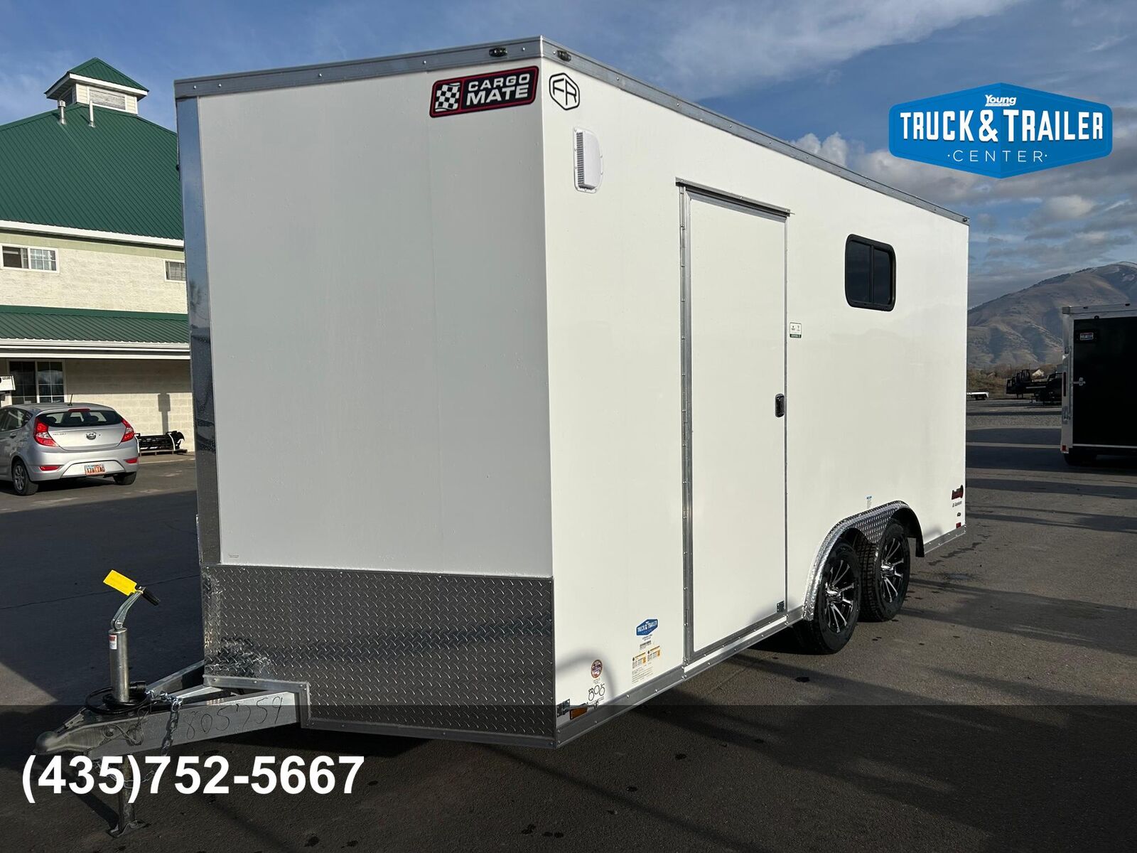 2026 Cargo Mate Redline 8.5X16 Aluminum Cargo Trailer