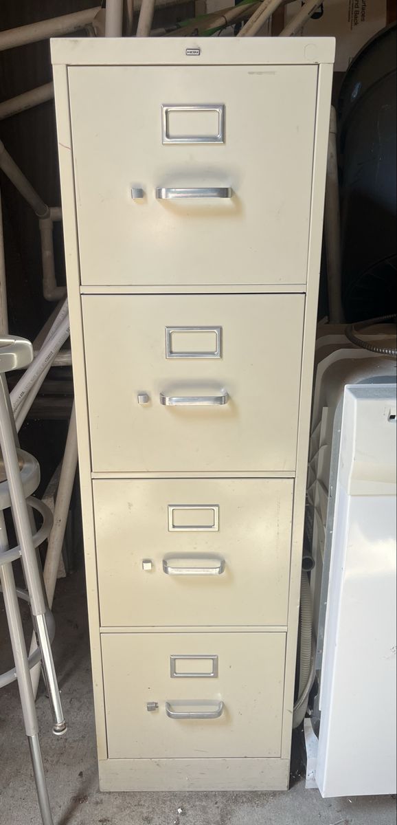 Vertical 4 Drawer Filing Cabinet Metal