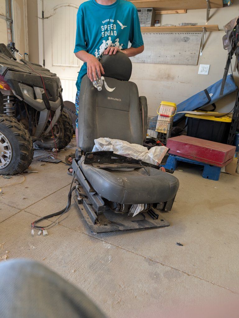 Bruno transfer seat, passenger side