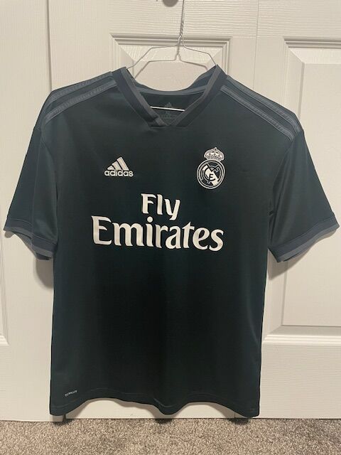 Adidas Climalite Real Madrid FC Fly Emirates Soccer Jersey Youth Sz XL - $20