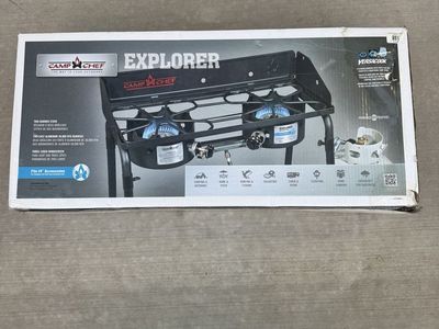 *Brand New* Camp Chef Explorer Two-Burner Propane Stove