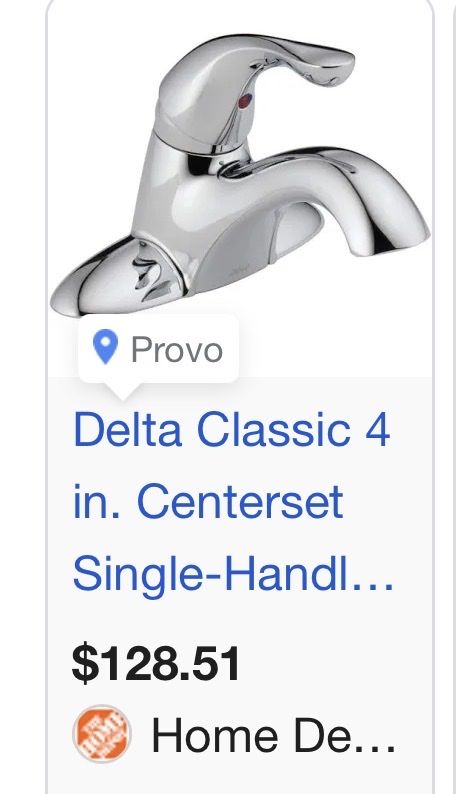 Delta faucet