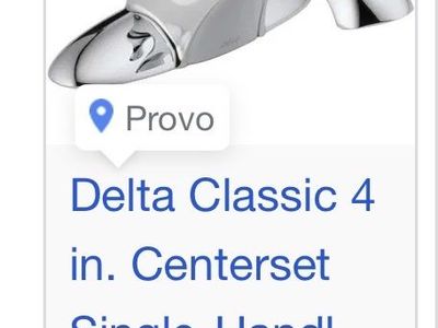 Delta faucet