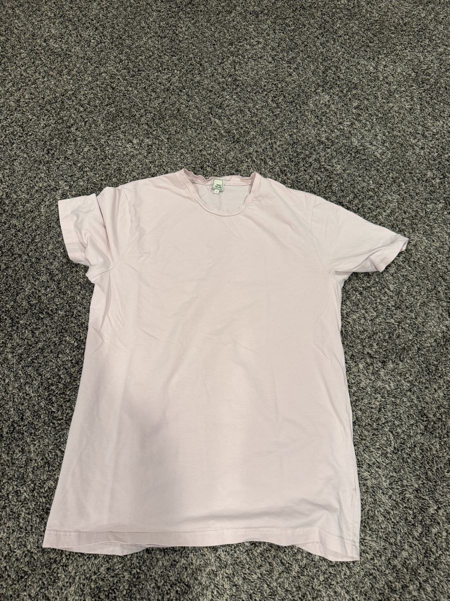 Swet Tailor Light Pink Short Sleeve Crewneck T-Shirt Size XL