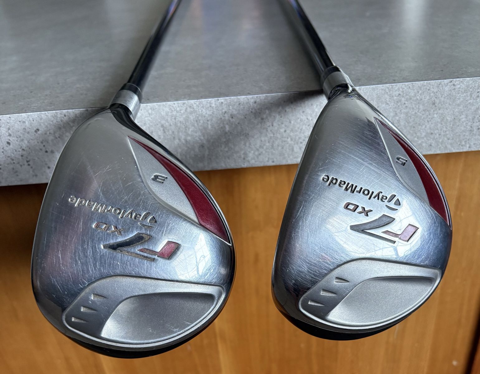 TaylorMade r7 XD 3 and 5 Fairway Woods, Golf Clubs