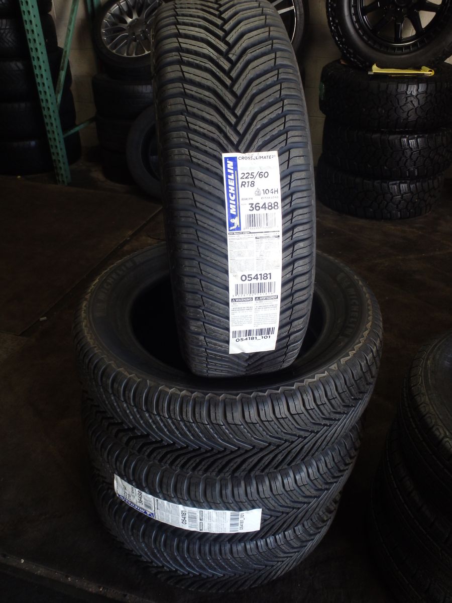 225/60R18 MICHELIN CROSSCLIMATE 2 SET OF NEW TIRES