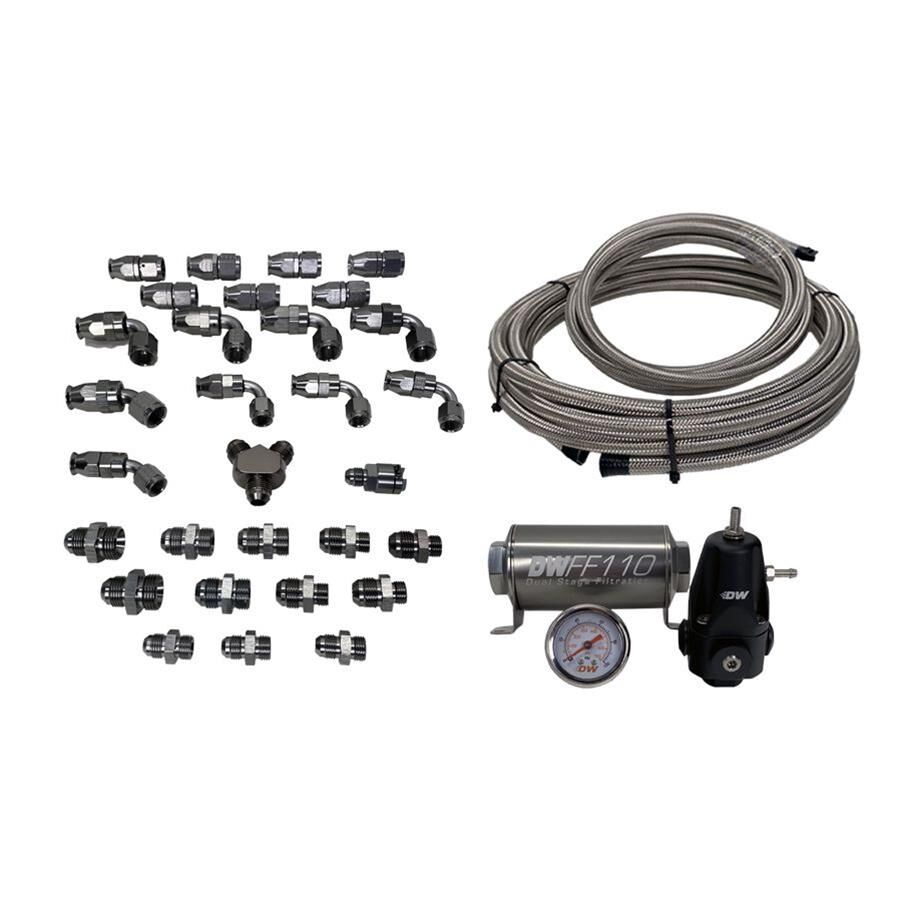DeatschWerks X2 Series Pump Module CPE Return Plumbing Kit for 2008-2021 STI & 2008-2014 WRX Deatsch Werks 6-615