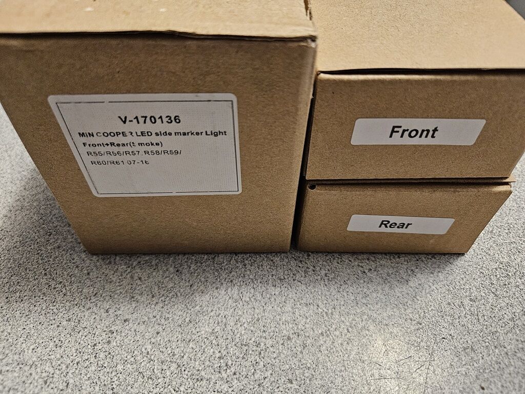 Mini Cooper - Smoked Lens LED Side Markers - Front and Rear