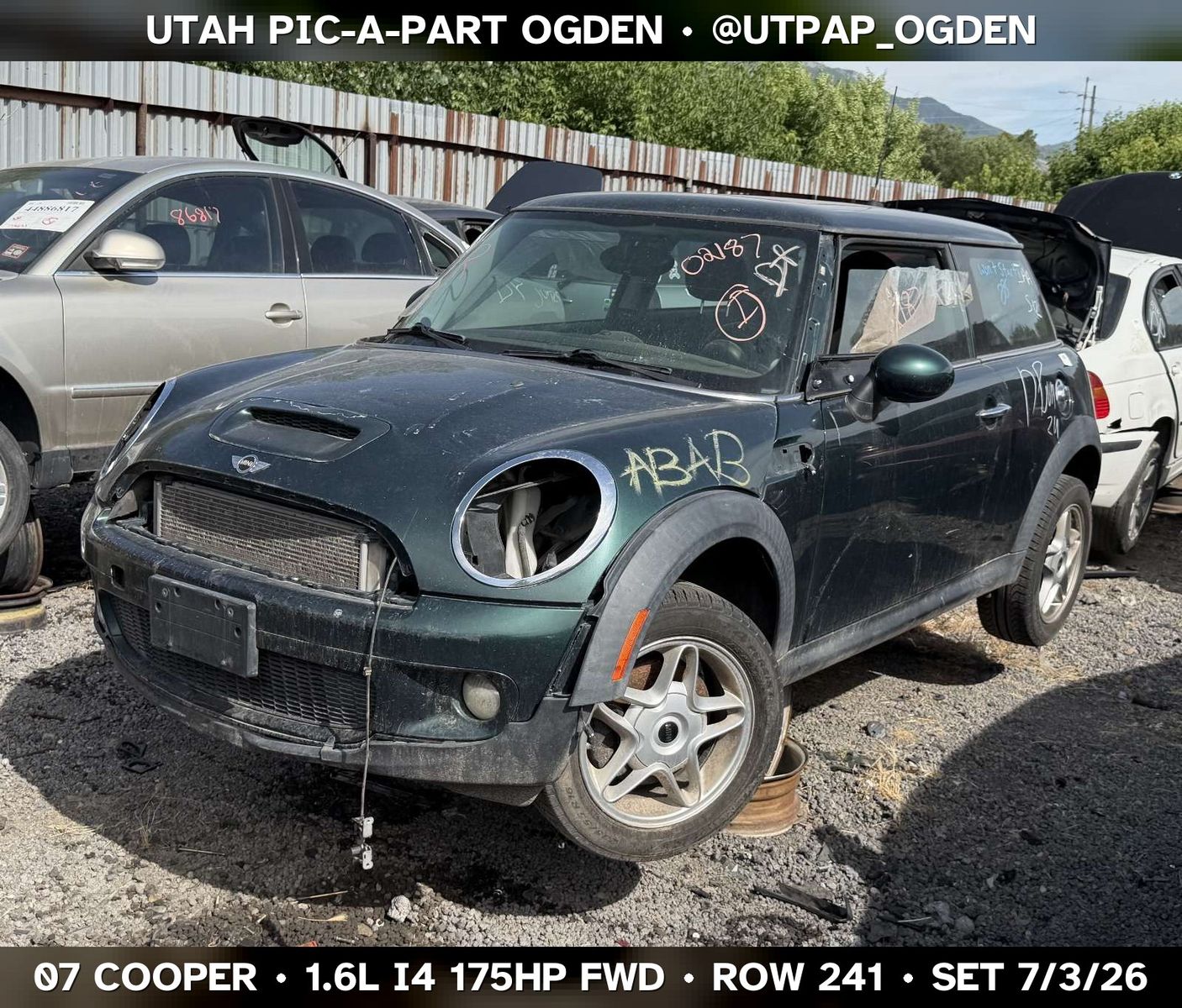 2007 MINI Cooper Parts - UTPAP Ogden