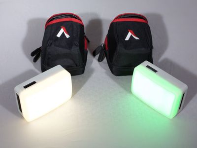 2x Aputure MC RGBWW LED Video Lights w/ Cases