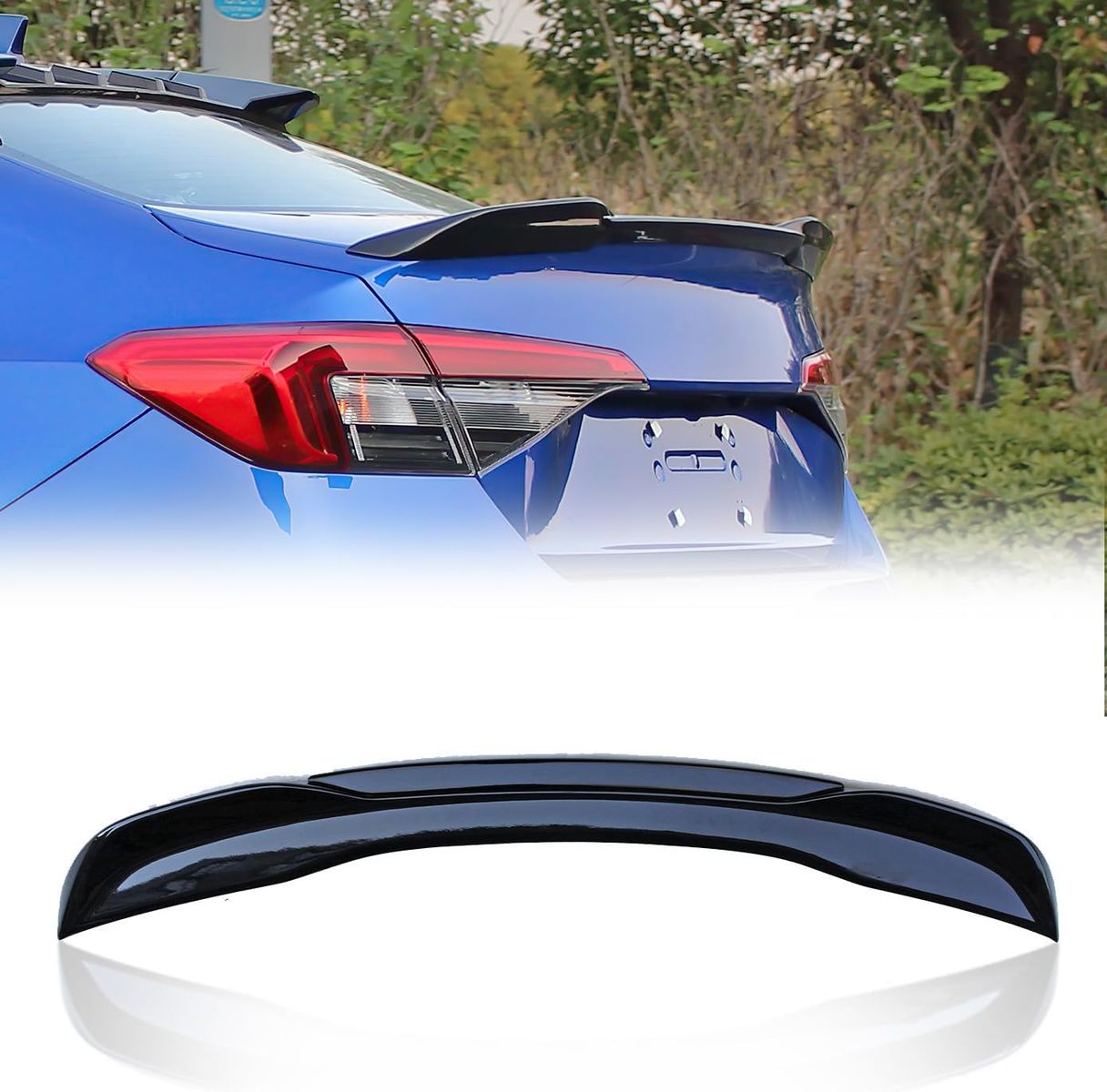 2021-2026 Honda Civic 11th Gen Rear Spoiler - Glossy Black