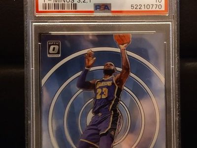 LeBron James Donruss Optic T-Minus 3,2,1 PSA 10 G
