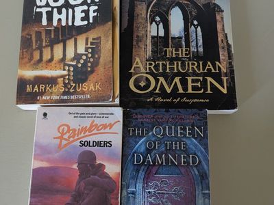 4 book variety bundle $10/$5 each