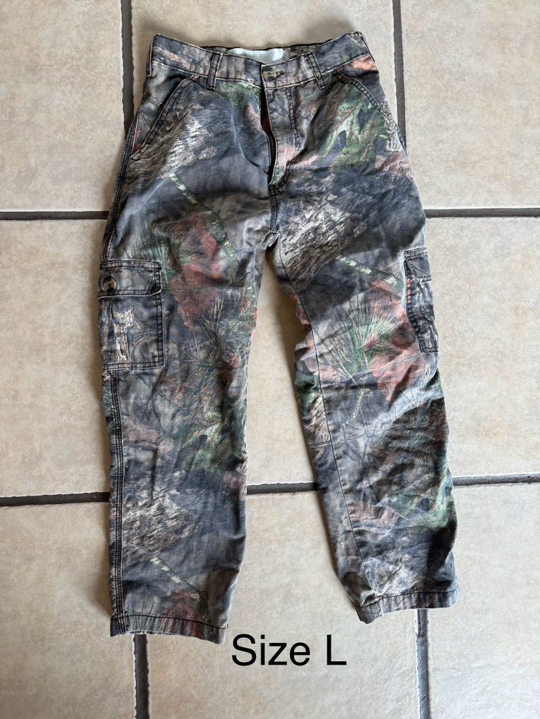 Youth Camo Hunting Pants Size L
