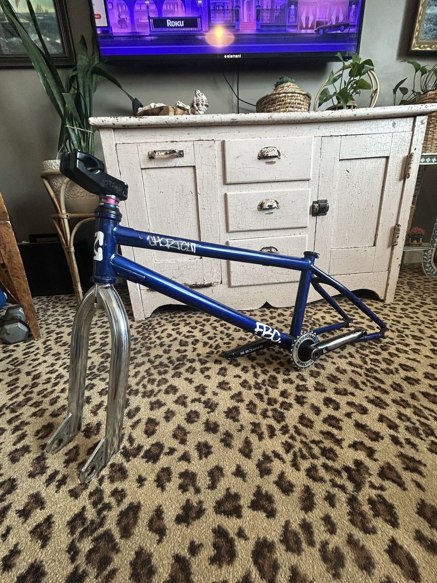 Fit Shortcut BMX Frame with Chrome Fork