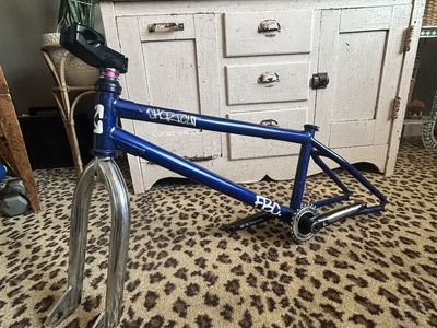 Fit Shortcut BMX Frame with Chrome Fork