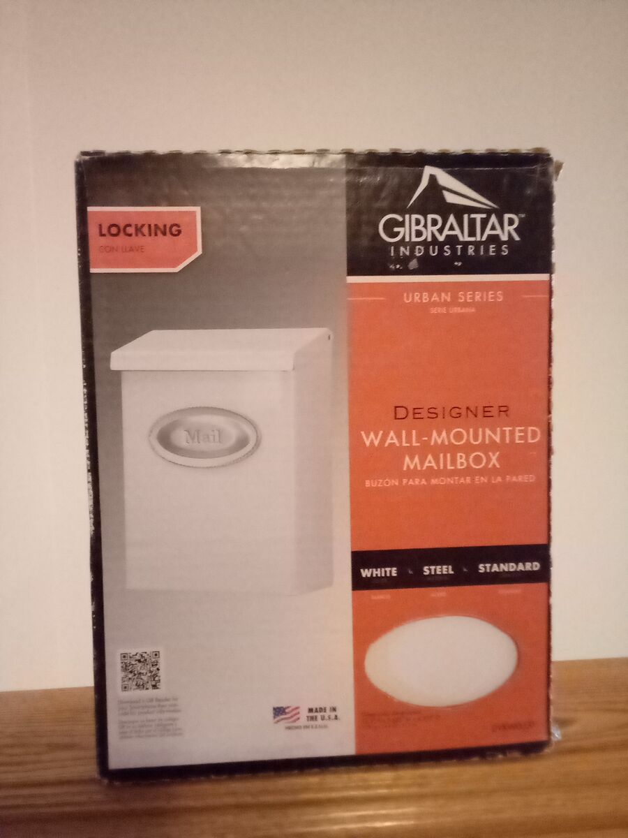 Mailbox, Metal color white