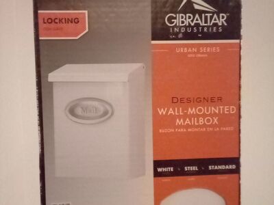 Mailbox, Metal color white