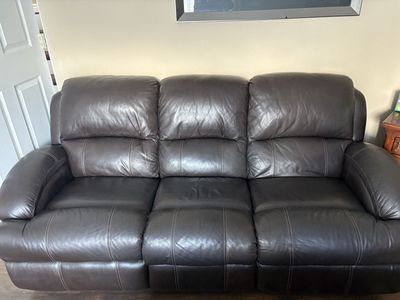 Couch and Loveseat Set (leather & reclining)